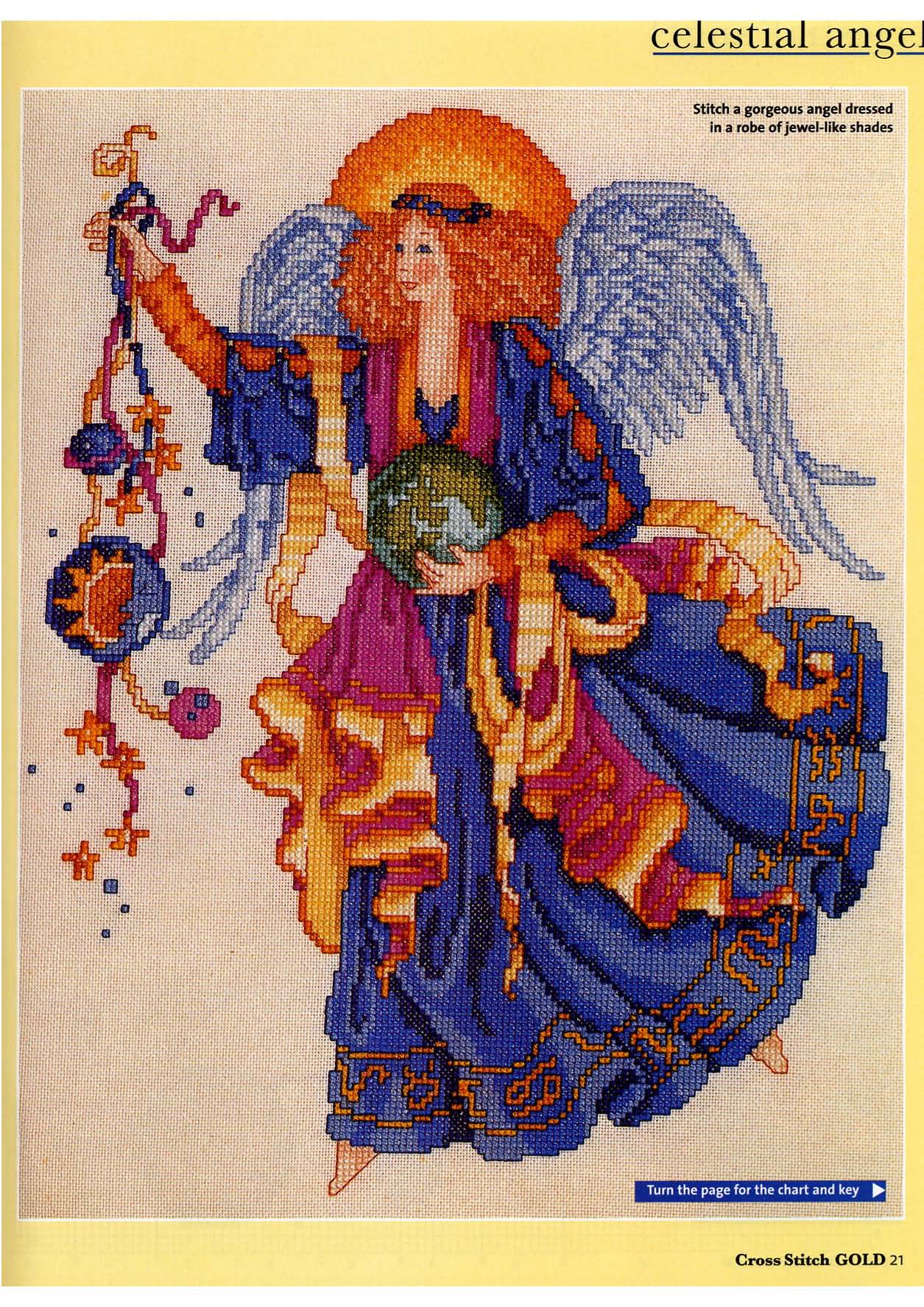 heavenly angel cross stitch pattern (1)