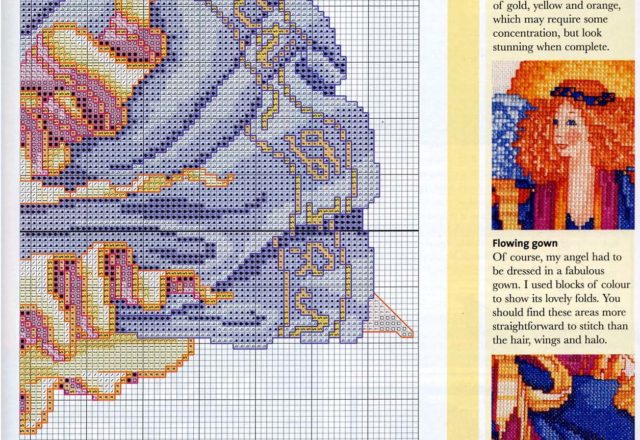 heavenly angel cross stitch pattern (3)