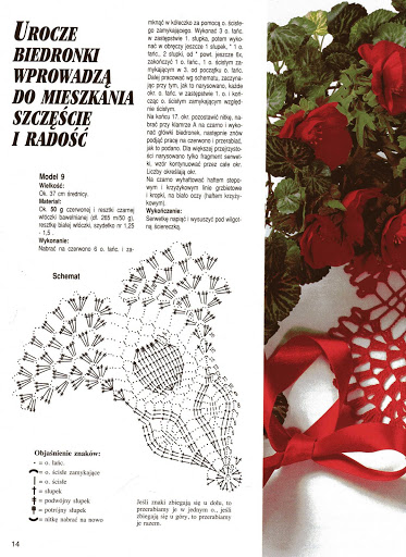 ladybirds round crochet doily (2)