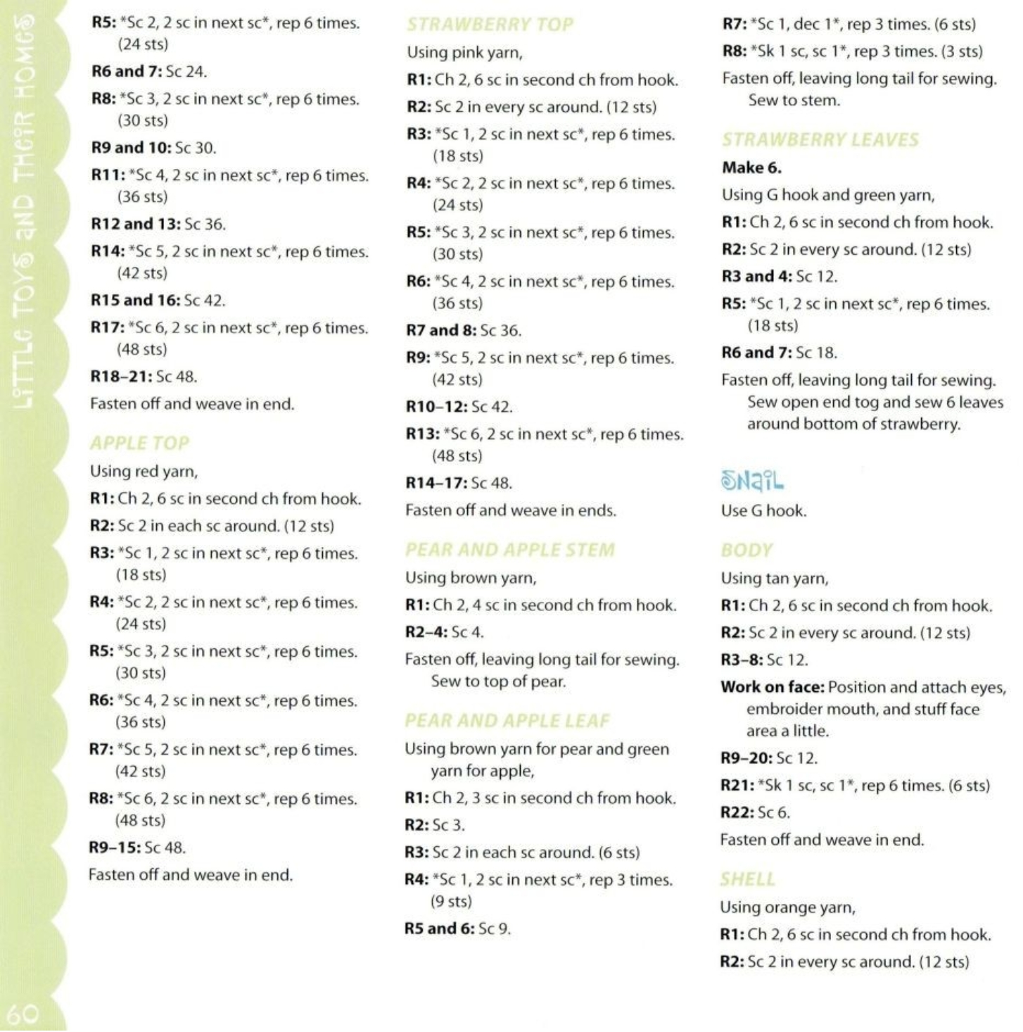 little animals in their homes amigurumi pattern (3)