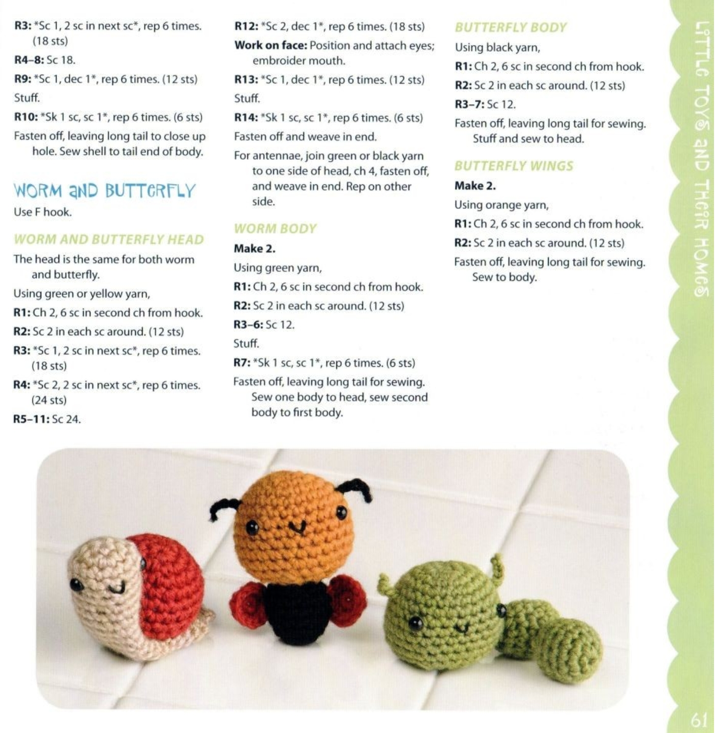 little animals in their homes amigurumi pattern (4)