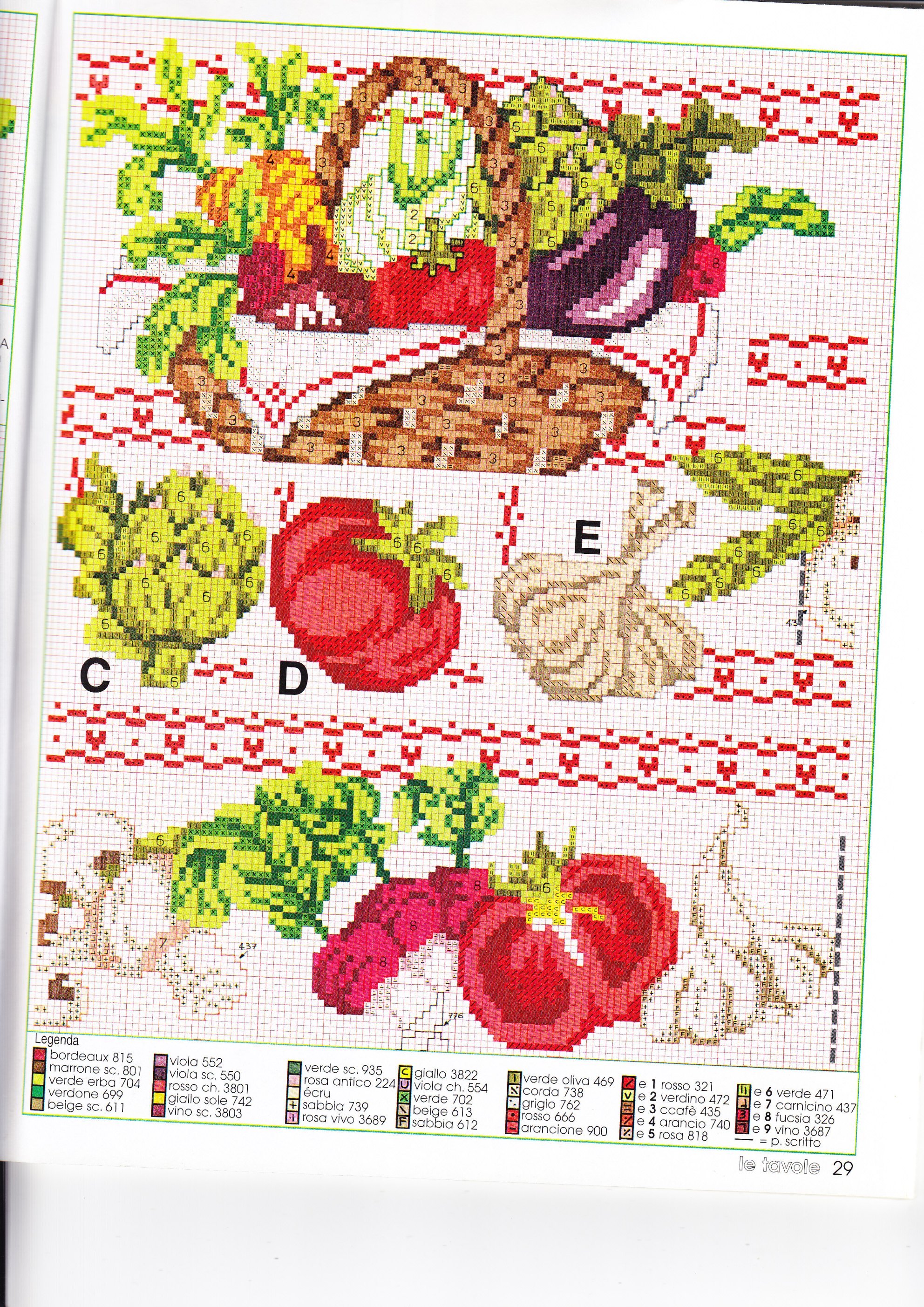 mixed vegetables basket