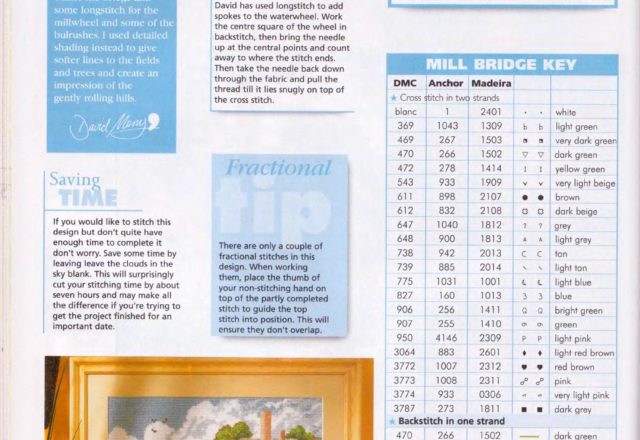 mountain landscape picture cross stitch (2)