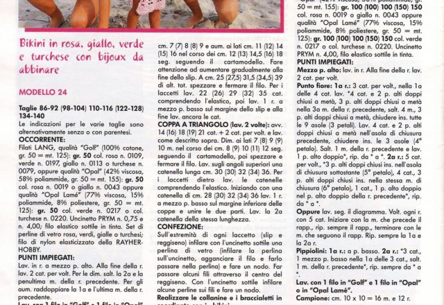 pareo swimsuit visor mat bag crochet child (4)