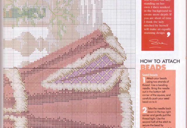 pattern christmas victorian woman (3)