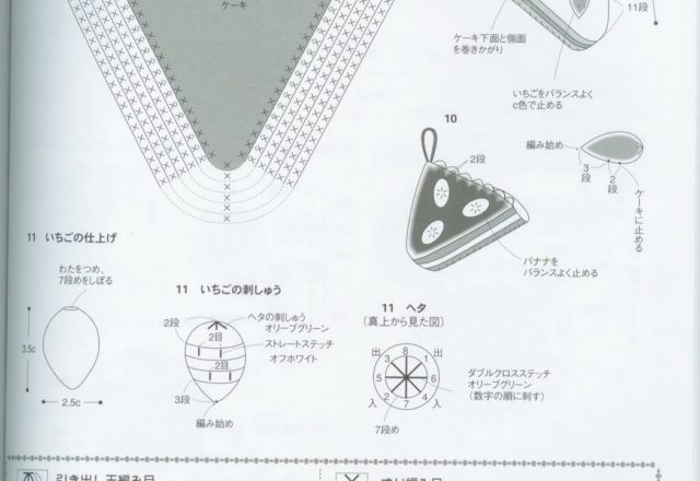 piccole fette torta amigurumi 3