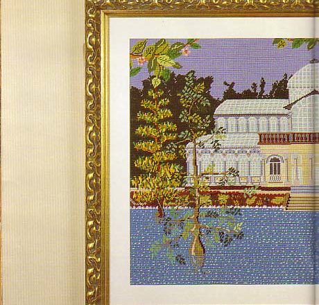 picture of The Crystal Palace of Madrid cross stitch pattern (1)