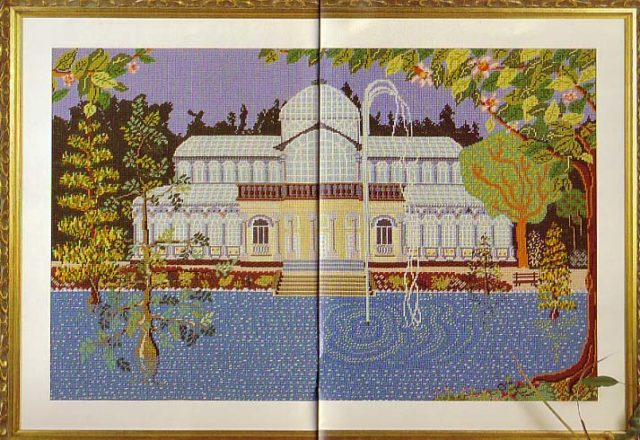 picture of The Crystal Palace of Madrid cross stitch pattern (2)