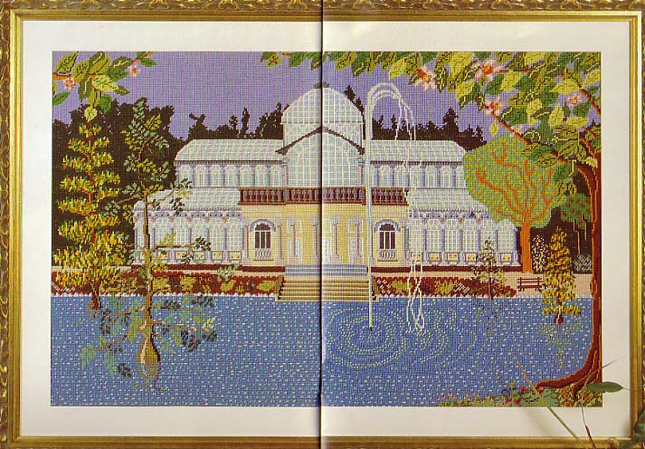 picture of The Crystal Palace of Madrid cross stitch pattern (2)