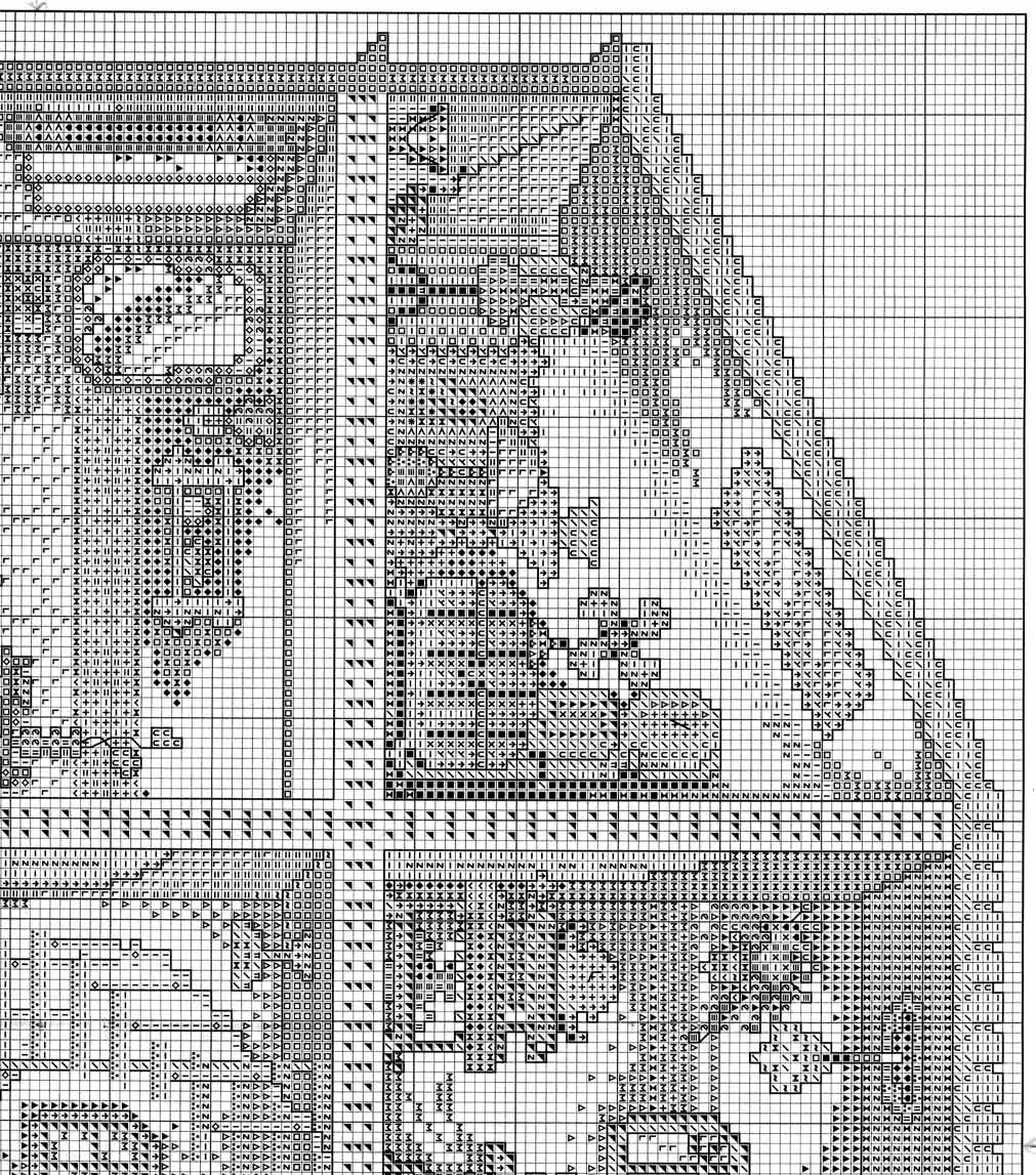 picture with cross stitch house for dolls (2)