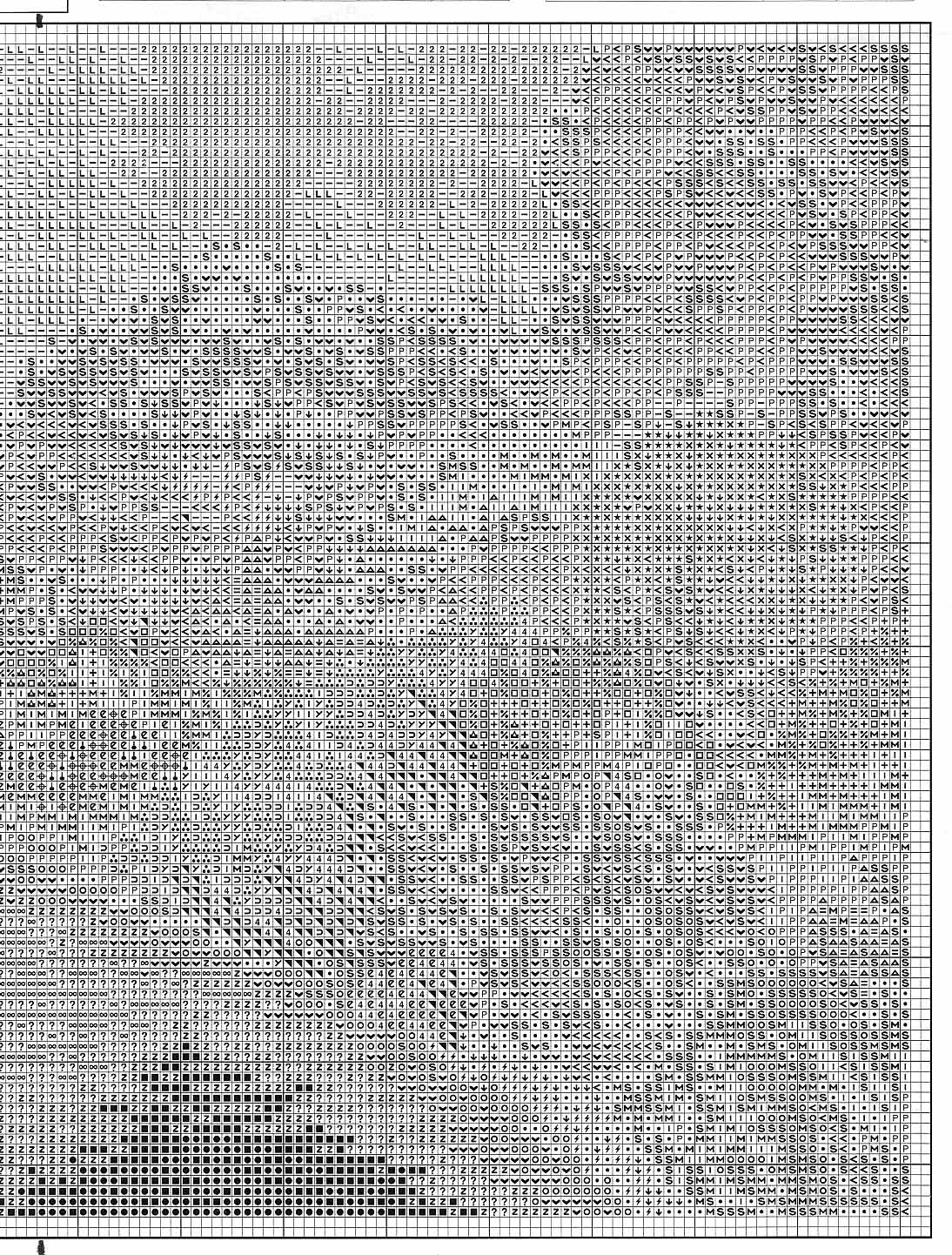 picture with field of flowers cross-stitch (3)