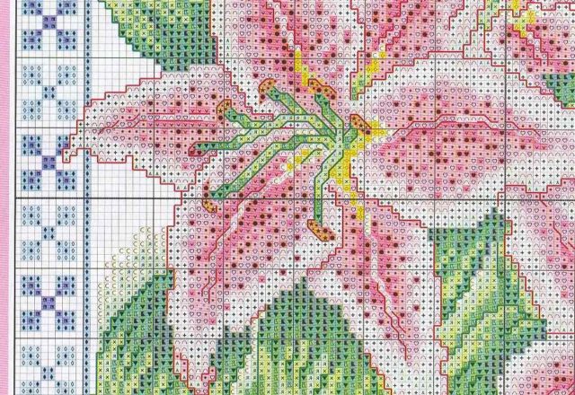 pink lily cushion (2)