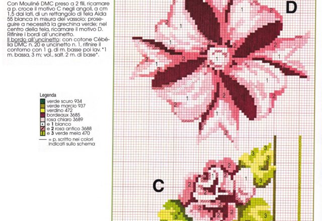 placemat tray cover roses ribbon (2)