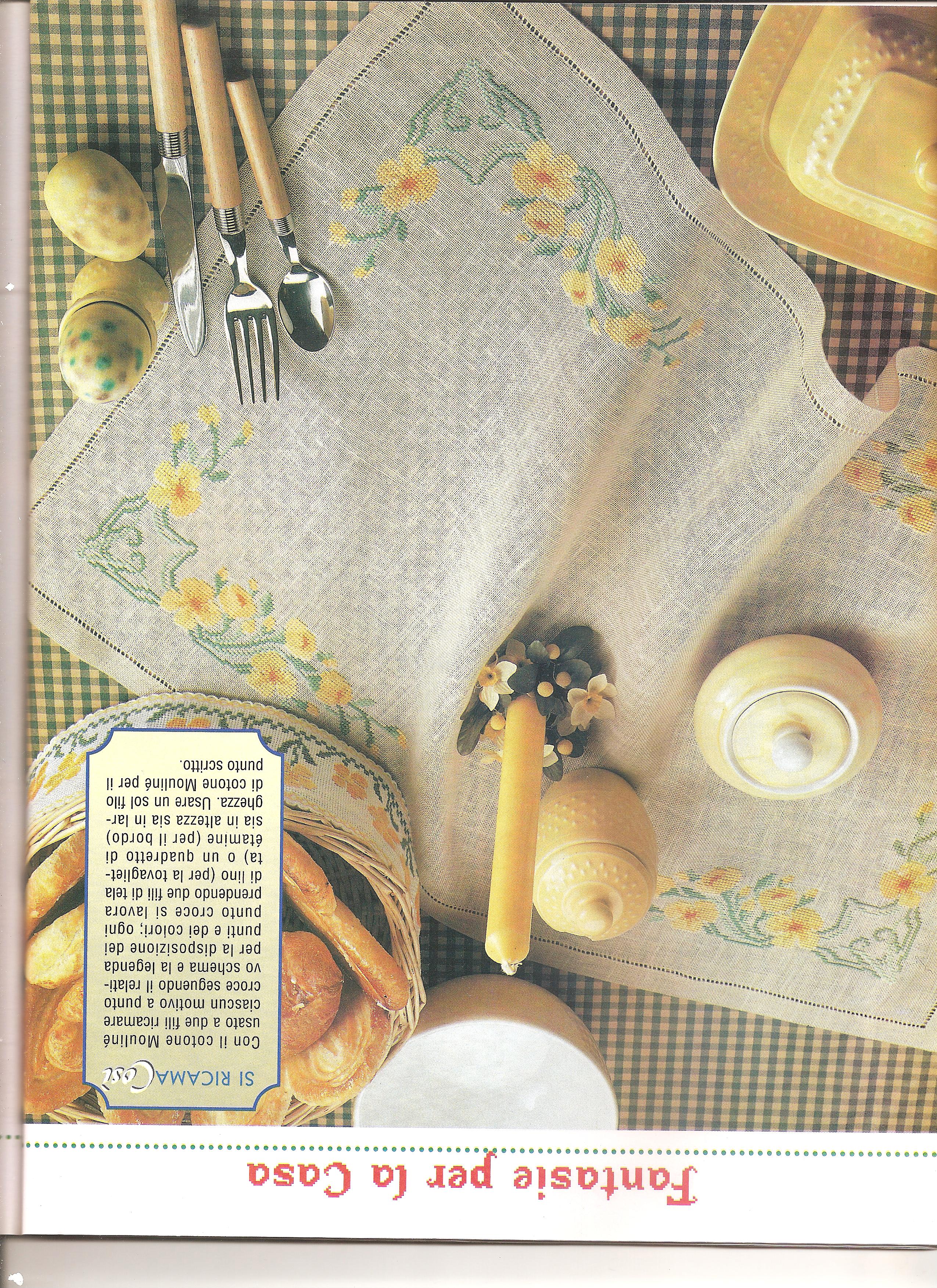 placemat with yellow flowers (1)