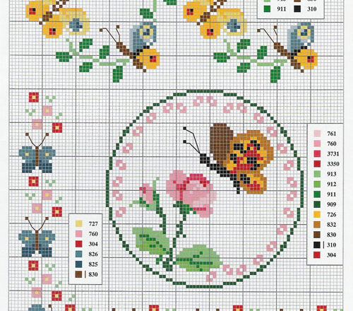 porthole butterfly flowers