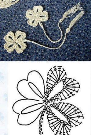 quatrefoil free crochet flower pattern