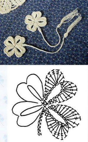 quatrefoil free crochet flower pattern