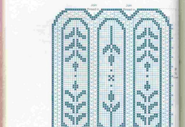 rectangular doily filet strips (2)