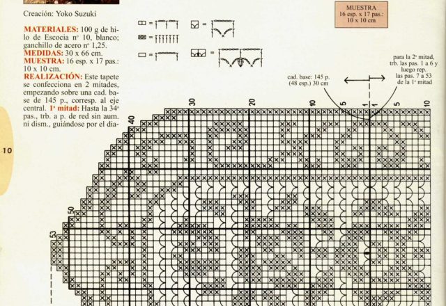 rose filet table runner (2)