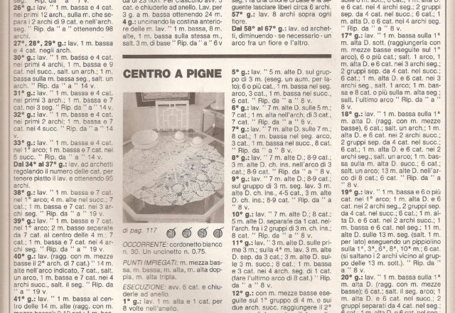 round crochet doily pine cones (2)