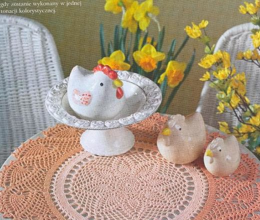 round crochet pine cones doily (1)