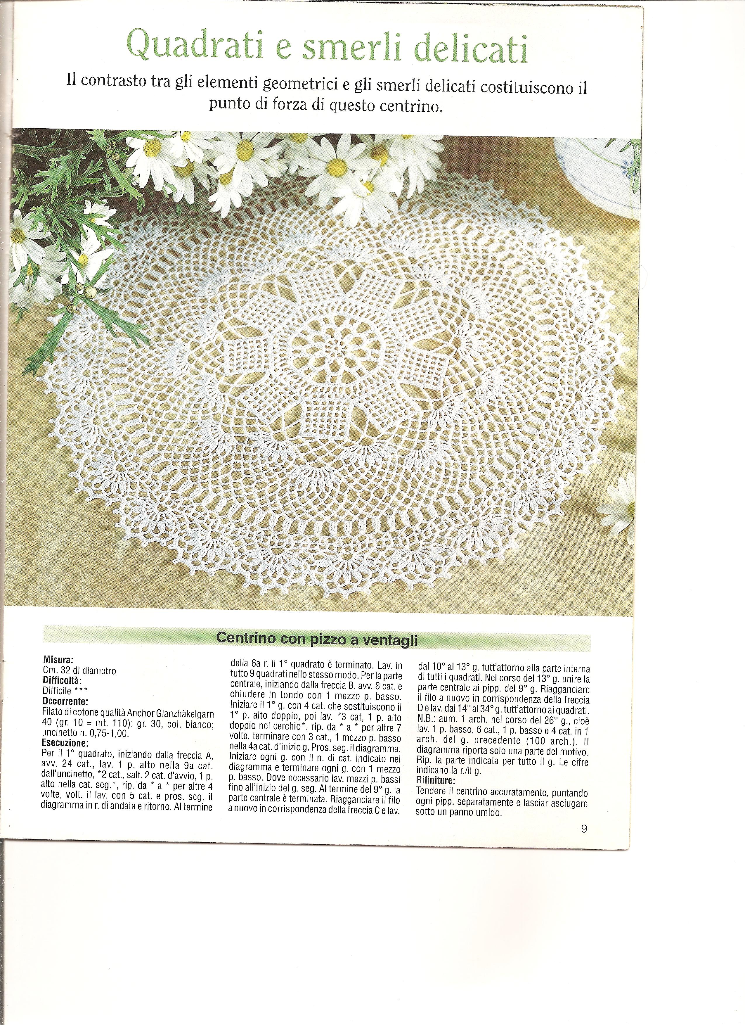 round square crochet doily (1)