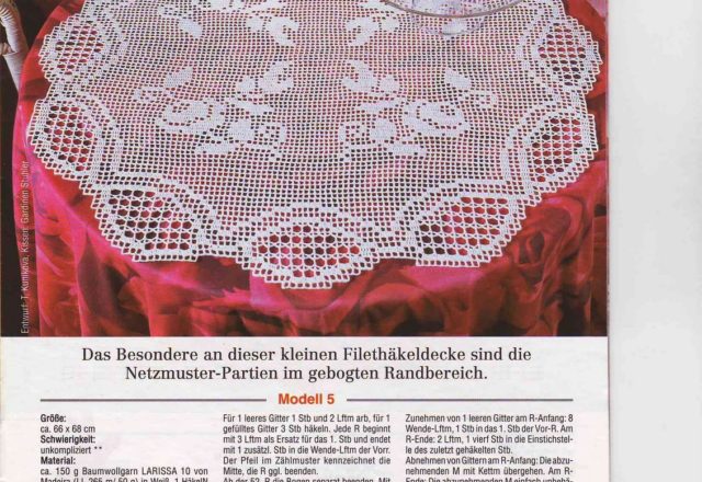 round table placemat filet roses (1)