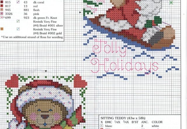 santa claus and teddy bear Happy Holiday