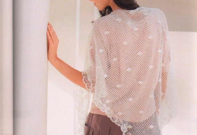 shawl crochet netted