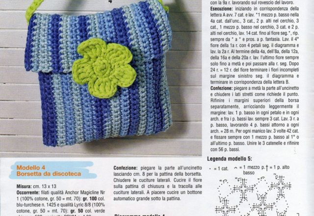 simple crochet handbag