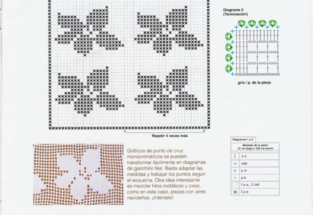 simple flowers table runner (2)