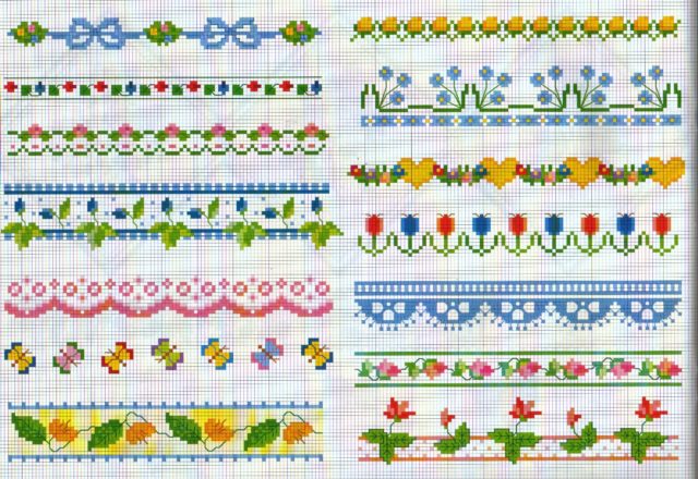simple smalls flowers border