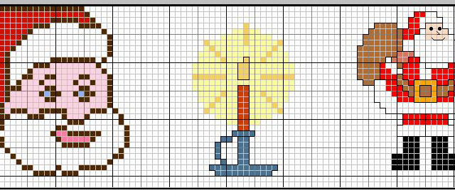small christmas cross stitch pattern