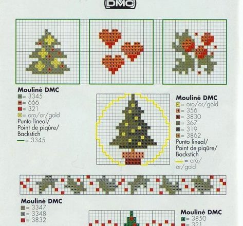 small christmas trees patterns