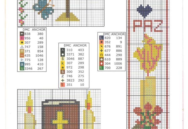small cross stitch candlestick patterns peace