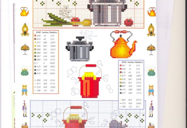 small dishes and cookware accessories cross stitch (9)