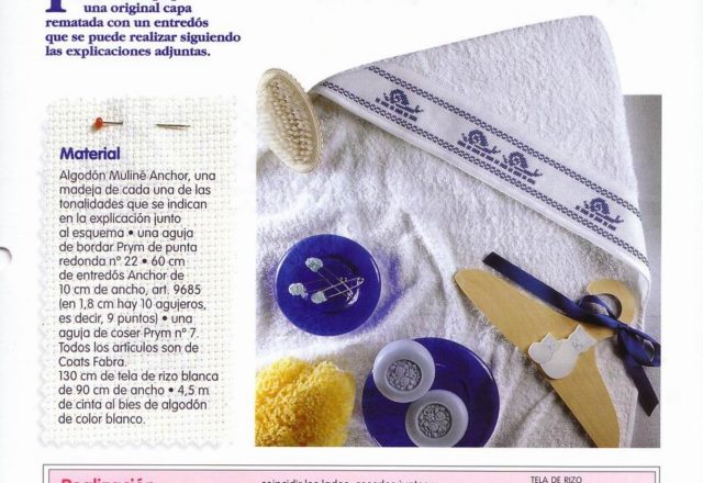 small motifs cross stitch towels for bathroom (1)