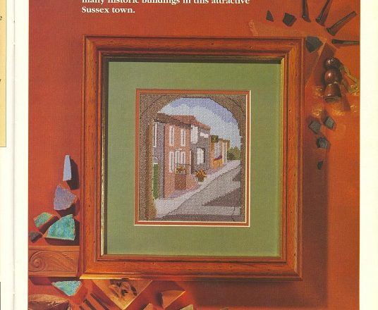 small picture of a cross-stitch gash citizen trough the arch (1)