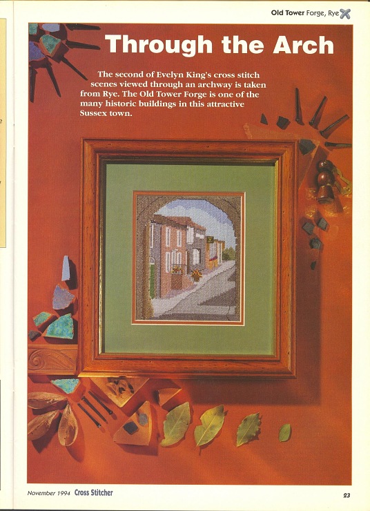 small picture of a cross-stitch gash citizen trough the arch (1)