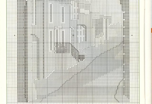 small picture of a cross-stitch gash citizen trough the arch (2)