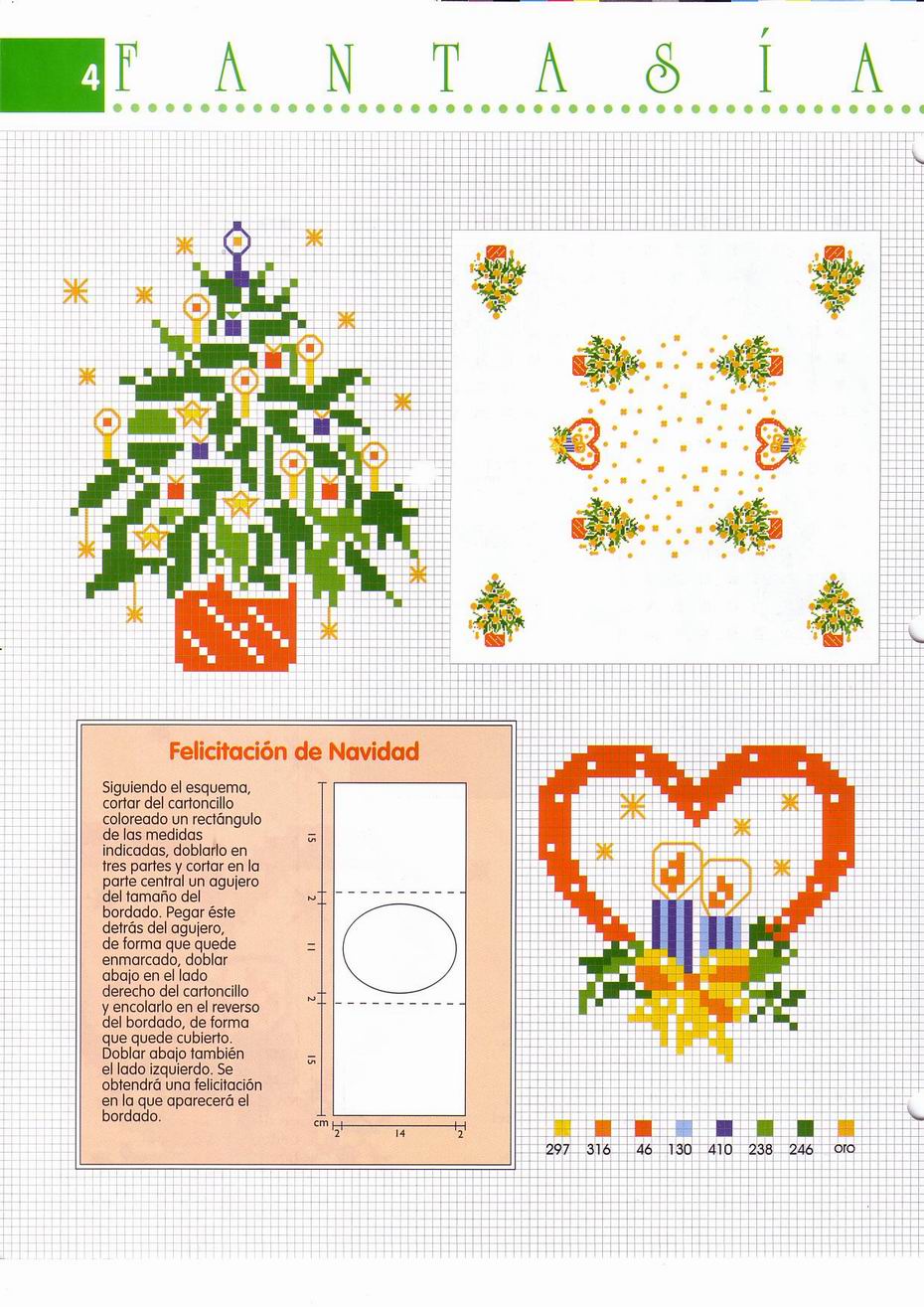 smalls patterns of Christmas tree candles (2)