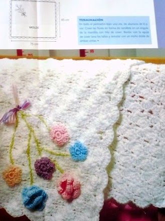 soft white crochet blanket (1)