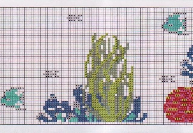 sub sea towels cross stitch (5)