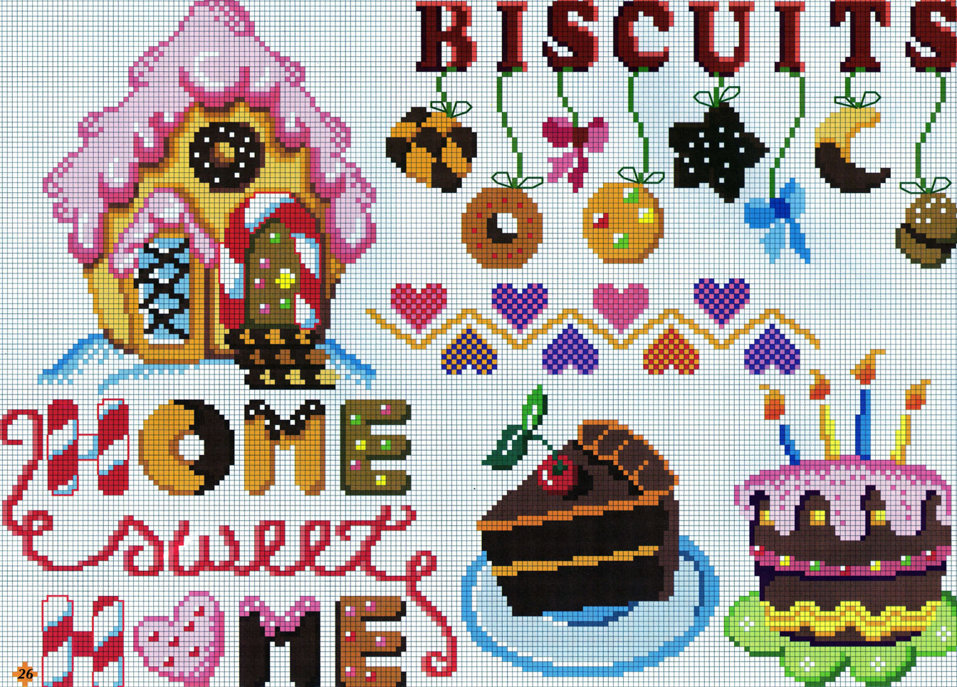 sweet cake marzipan biscuits