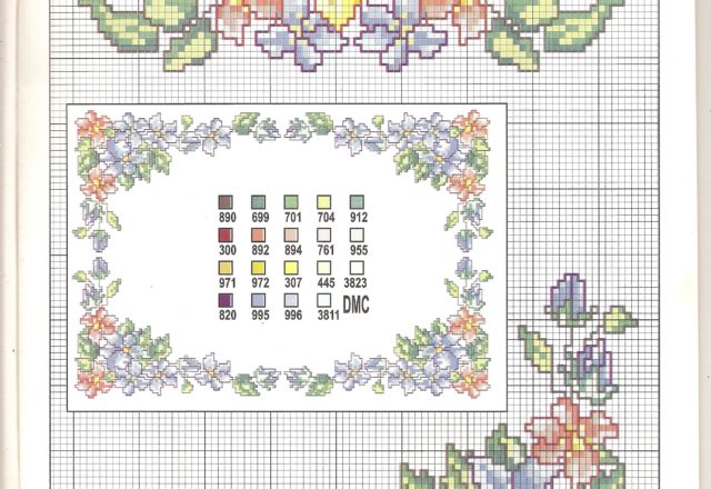 tablecloth blue flowers