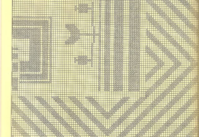 tablecloth filet simple geometric (2)