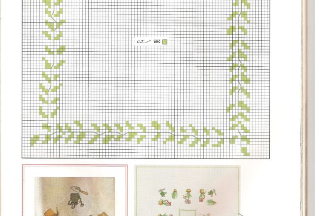 tablecloth flower pots (2)