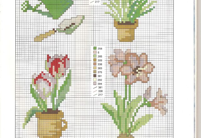 tablecloth flower pots (3)