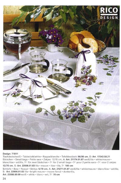 tablecloth violets flowers (1)