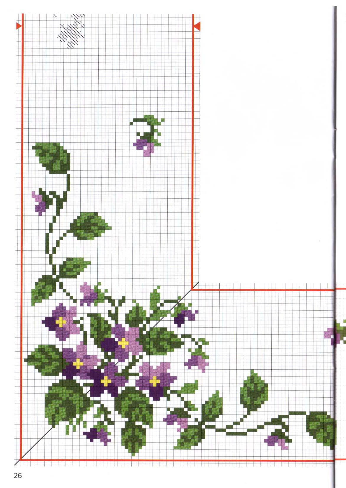tablecloth violets flowers (3)